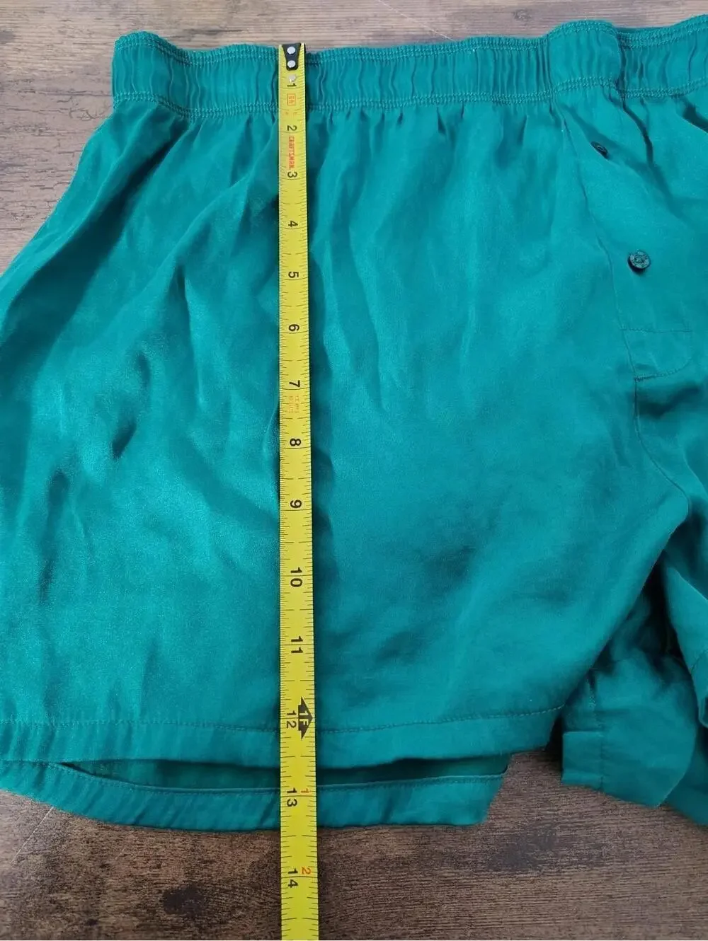 Victoria's Secret PINK Satin Elastic Waist Pajama  Short Sleepwear Green XL Comf